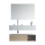 Import Led Backlit Mirror Illuminated European 1 Sink Timber Cabinet Wall Mounted Makeup Bathroom Vanity from China