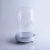 Import LED glass dome with silver base from China