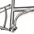 Import Light weight High quality Custom Titanium alloy folding bicycle frames waltly titanium frames road bike frame disc from China