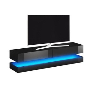 Living Room 140cm LED Floating 2 Drawer TV Stand Cabinet Unit Furniture.
