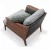 Import Living Room Furniture Wooden Single Lounge Chair Sofa Chair 1 Seater Sofa from China