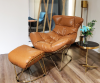 living room lounge chair furniture modern chaise lounge reclining chair with footrest