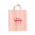 Import Logo Printed Packing Shopping Bags Pe Plastic Bag With Soft Loop Handle Biodegradable Tote Bag For Clothes Packaging from China