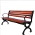 Import Long wood composite park Stable outdoor  bench chair from China