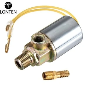 Lonten New Arrival 12V 24V Train Truck Air Horn Electric Solenoid Valve Heavy Duty 1/4inch Chrome New Electronic Data Systems