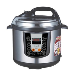 Low price multi-function electric pressure cooker 12 Programmed and Menus Brushed Stainless