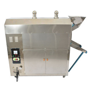 Low price roasted peanut roasting machine, automatic groundnut coffee bean roaster machine