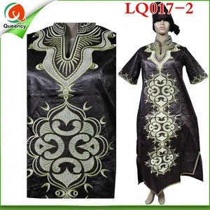 LQ017-1 Nigeria Bazin Riche Dresses For African Women Top Quality Bazin African Clothing