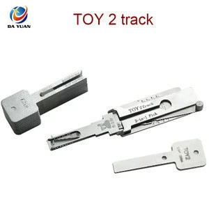 LS01120 Locksmith Supplies, TOY 2 track 2-In-1 Auto Lock Pick Lishi Decoder and Pick for Locksmith