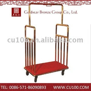 Luxury custom top selling high quality hotel luggage cart