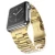 Import Luxury Design Smart Band 3 Beads Stainless Steel Link Watch Bands Metal Bracelet for Apple Watch Strap 38 mm 42 mm iWatch Series from China