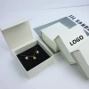 Luxury Gift Ring Jewelry Packaging Book Style Kraft Paper Custom Logo Flip Top Cosmetic Boxes Magnetic Jewellery Box