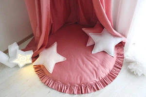 Luxury Hanging Baby Deep Rose Play Bed canopy Kids Crib Hanging Play Tent