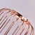 Import Luxury  rose gold  Metal Mesh flower Vase from China