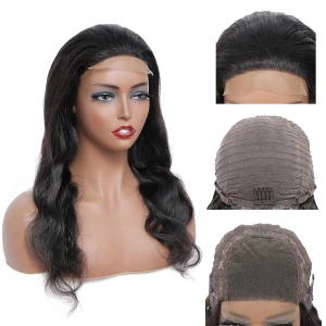 Machine Made Human Hair Wigs Cheap Brazilian Front Lace Wigs 4x4 and 13x4 Closure Indian Virgin Hair Frontal Wigs