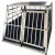 Import Made in China factory direct sale big double door aluminum large dog animal cage hot sale from China