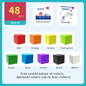 Magic cube 1.0 1.25cm Magnetic Math cubes toys for kids jigsaw puzzle montessori Educational Toys games