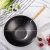 Import Maisons Kitchen Accessories Cookware Multifunction 12inch Cast Iron Nonstick Stir Fry Wok Pan with Wooden Handle Chinese Wok Pan from China