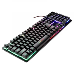 Manipulator feel gaming keyboard desktop computer gaming chicken wired keyboard colorful luminous keyboard