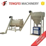 Manufacturer of Semi-auto Low Price Ready Mix Dry Plaster Mortar Skim Coat Powder Plant Production Line Drymix Mortar Machine