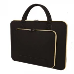 Manufacturer straight hair felt computer bag, environmental fashion business notebook felt computer bag, can be customized