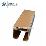Manufactures curtain rails V-slot aluminum extruded shower curtain track wall profile rod extrusion rail t track