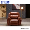 MANWAH Modern Contemporary Sectional Office Chairs Furniture L shaped Big Leather Recliner Sofa Set