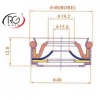 mechanical shaft seal for TOYATA Automobile R134a