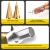 Import MeiKeLa HSS Titanium Coated Step Drill Set Center Punch Drills Porous Reinforcement Drill for Sheet Metal with Aluminum Case from China