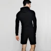Men jogging short and hoodie twin set in cheap price
