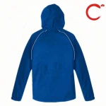 mens light woven jacket with hood