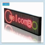 Messages outdoor led moving message display sign/programmable led moving signs/single color LED programmable sign display board