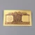 Import Metal crafts paper money 24K gold Banknote America 1 2 5 50 100 US Dollar Bill from China