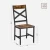 Import Metal Gym Kitchen OEM Building Style Living Fabric Italian Classic Luxury Modern Cheap Black Cafe Chair  Restaurant Chairs from Pakistan