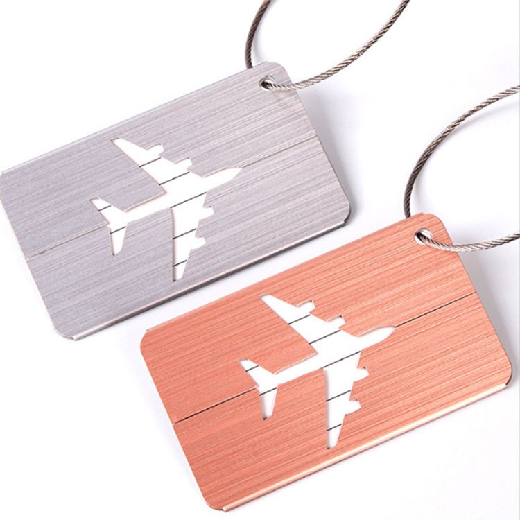 Metal luggage tag  luggage tag  consignment card  aircraft boarding pass