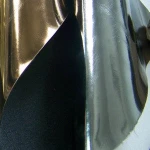 Metallic Foiled Patent PU Leather for Bags and Handbags