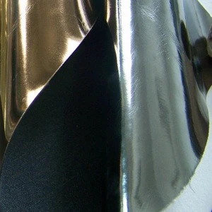 Metallic Foiled Patent PU Leather for Bags and Handbags