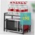 Import microwavable shelves cupboard white organizer microwave oven rack stand shelf 2 tier bathroom shelf organizer from China