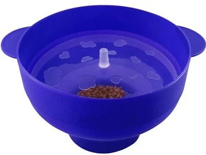 Microwave Popcorn Popper with Lid, Silicone Popcorn Maker, Collapsible Bowl