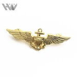 Military metal badge  for clothes metal logo badge custom soft enamel badge