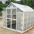 Import Mini Aluminum Extrusion Profiles Frame Garden Greenhouse from China