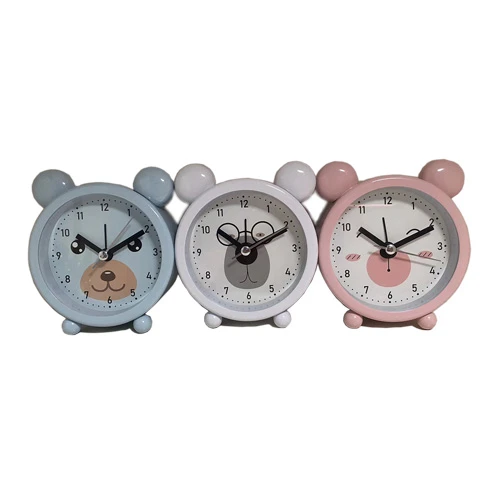 mini cute animal shape kids clock