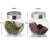 Import mini glass spice bottle spice jar rack set salt and pepper shaker from China