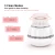 Import Mini IPX6  water-proof wireless charging silicone face cleansing brush deep exectric facial cleaner device with led light from China