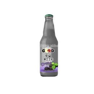 300ml glass bottle soya milk HALAL certification soybean milk drink