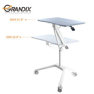 Mobile Standing work height adjustable pc desk riser sit stand desk,Recliner computer desk/computer table models with prices