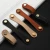 Modern and simple real cowhide soft leather handle and handle furniture door drawer kitchen cabinet furniture handle