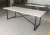 Import Modern design white marble stainless steel restaurant dining table from China