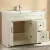 Import Modern simple design ivory painting bathroom furniture set freestanding vanity cabinet from China