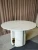 Import Modern style customized white marble top round dining table from China
